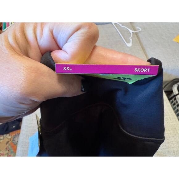 All In Motion Black Knit Circle Skort Women’s Size XXL - Picture 4 of 7